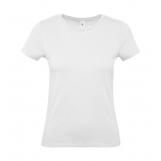 Logo trade promotional items image of: T-shirt for woman #E150, White