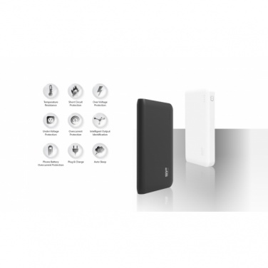 Logotrade promotional giveaway image of: Power Bank Silicon Power S150, Black/White