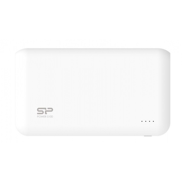 Logo trade advertising products image of: Power Bank Silicon Power S100, White