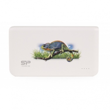 Logo trade promotional gifts picture of: Power Bank Silicon Power S100, White
