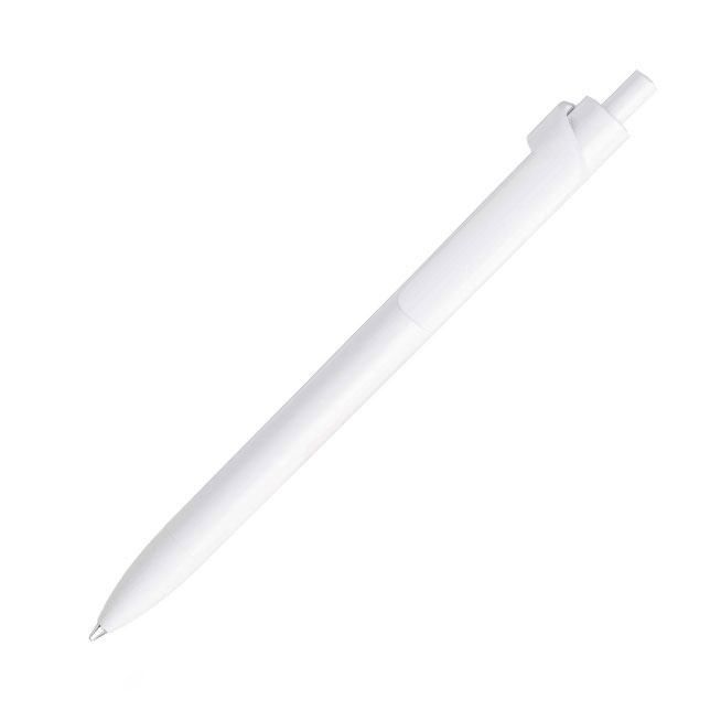 Logotrade promotional gift image of: Forte Safe Touch antibacterial ballpoint pen, white