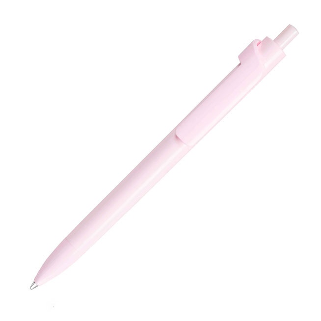 Logo trade promotional items picture of: Forte Safe Touch antibacterial ballpoint pen, pink