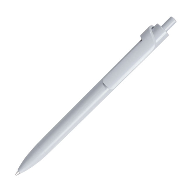 Logotrade promotional giveaway image of: Forte Safe Touch antibacterial ballpoint pen, grey
