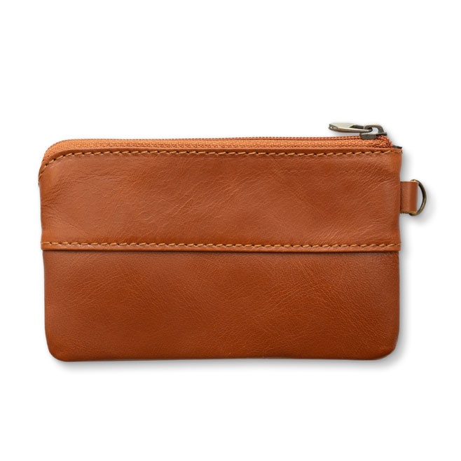 Logo trade advertising products picture of: Leather wallet, brown