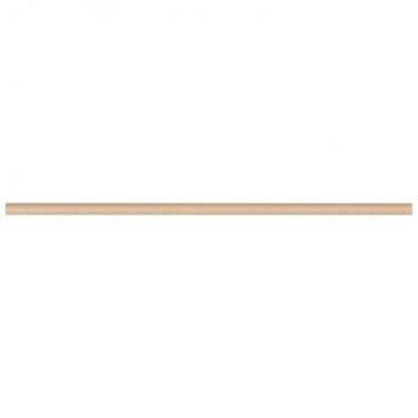 Logo trade promotional giveaways picture of: Set of 100 drink straws made of paper, brown