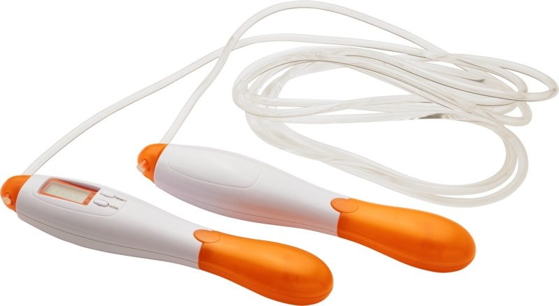 Logotrade promotional product picture of: Frazier skipping rope, orange