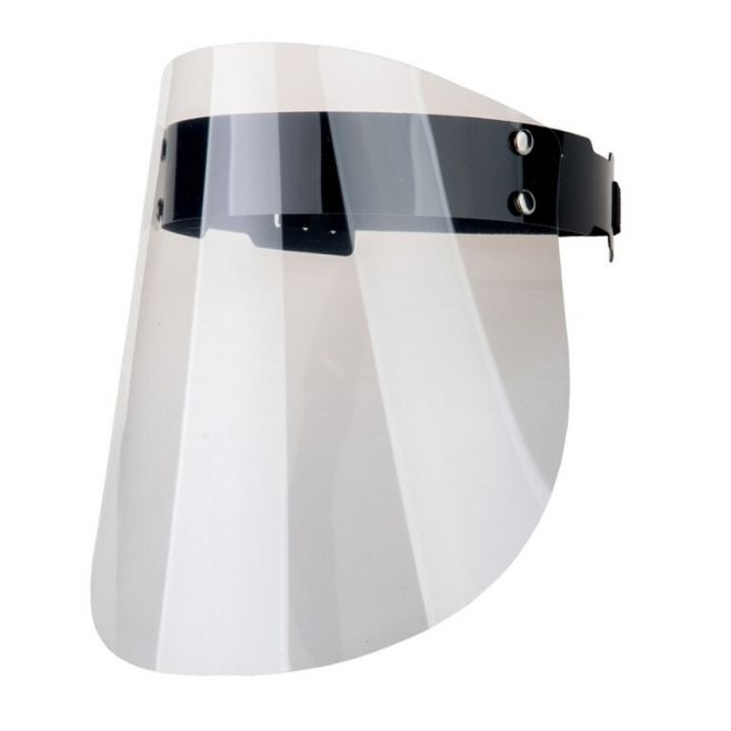 Logo trade advertising products image of: Transparent face visor