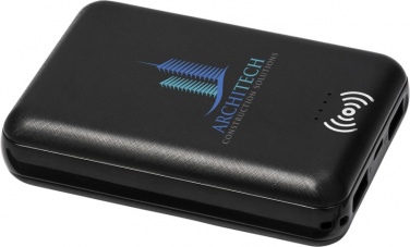 Logotrade advertising product picture of: Dense 5000 mAh wireless power bank, black