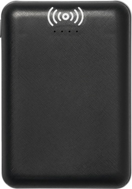 Logotrade promotional product picture of: Dense 5000 mAh wireless power bank, black