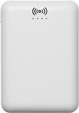 Logo trade advertising products picture of: Dense 5000 mAh wireless power bank, valge