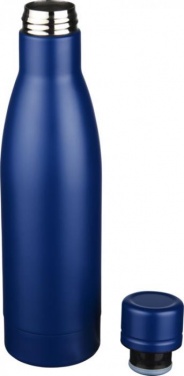 Logo trade promotional gifts picture of: Vasa copper vacuum insulated bottle, 500 ml, blue