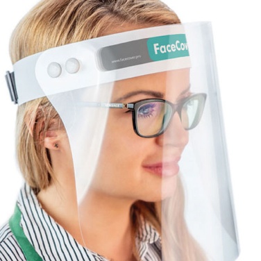 Logotrade corporate gift image of: Face cover, transparent
