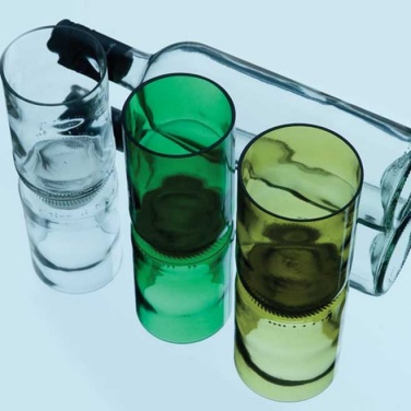 Logotrade promotional items photo of: Glass water bottle - rebottled