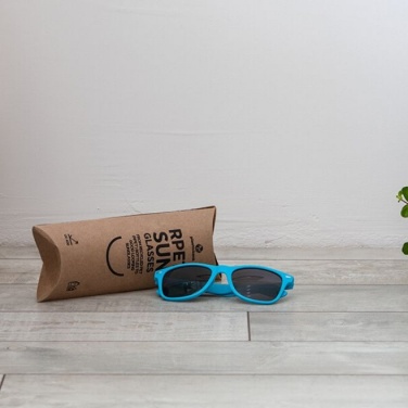 Logotrade promotional giveaway image of: Social Plastic Sunglasses, light blue