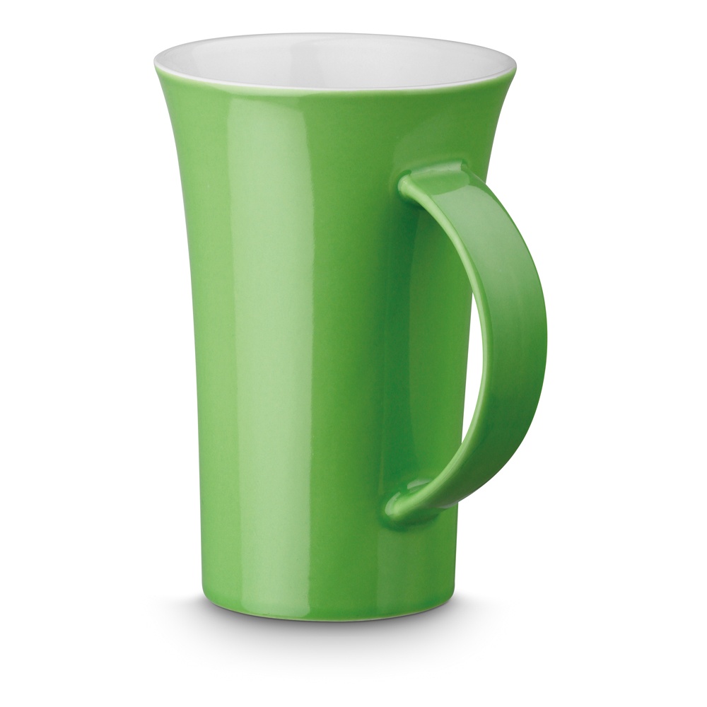 Logo trade promotional giveaways picture of: Big coffe mug, green