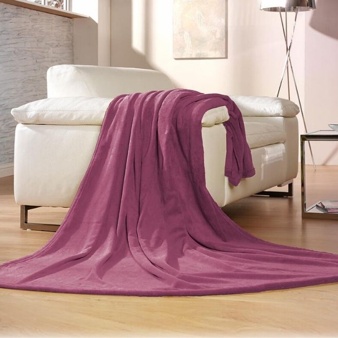 Logotrade promotional merchandise picture of: Memphis blanket, purple