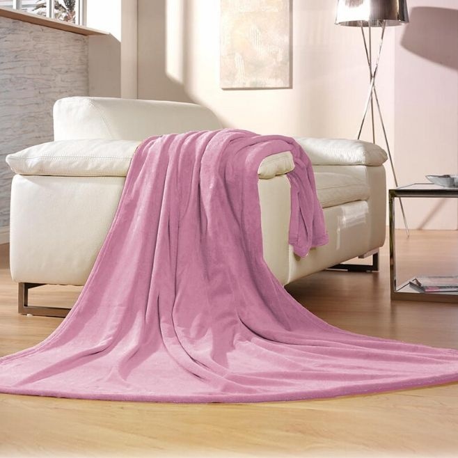 Logotrade business gift image of: Memphis blanket, pink