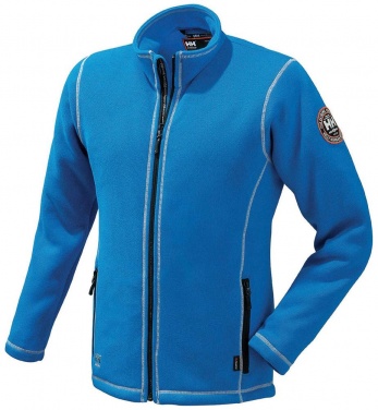 Logo trade promotional merchandise photo of: Fleece jacket HAY RIVER, blue