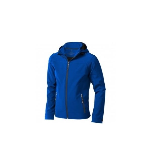 Logo trade promotional giveaways picture of: #44 Langley softshell jacket, blue