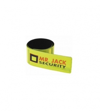 Logo trade promotional products image of: Hitz compliant neon slap wrap, yellow