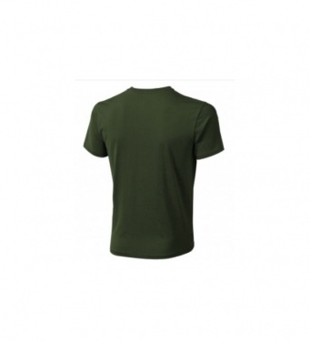 Logo trade business gifts image of: Nanaimo short sleeve T-Shirt, army green
