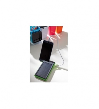 Logo trade advertising products picture of: Powerbank, Helios, black-green