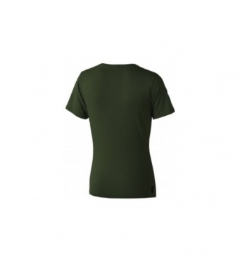 Logotrade promotional gift picture of: Nanaimo short sleeve ladies T-shirt, army green