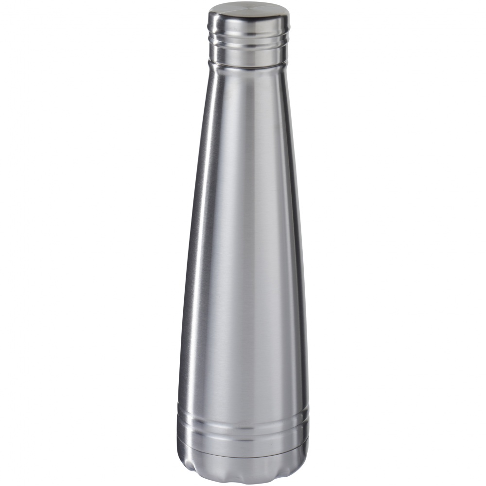 Logo trade advertising products image of: Stainless steel vacuum insulated bottle Duke, gray