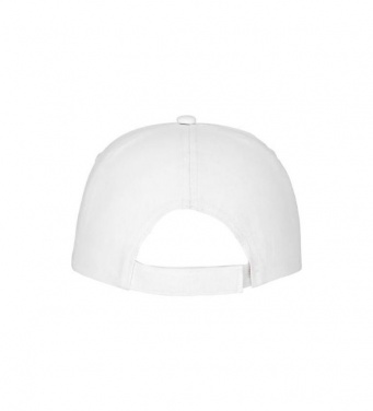 Logo trade promotional gifts picture of: Feniks 5 panel cap, white