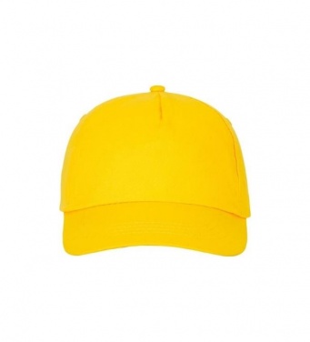 Logotrade promotional merchandise image of: Feniks 5 panel cap, yellow