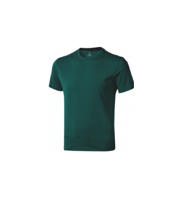 Logo trade promotional items picture of: Nanaimo short sleeve T-Shirt, dark green