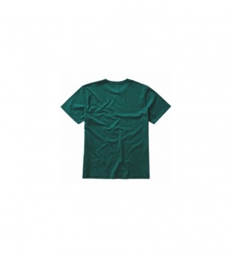 Logo trade corporate gifts image of: Nanaimo short sleeve T-Shirt, dark green