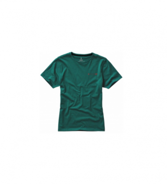 Logotrade promotional giveaway picture of: Nanaimo short sleeve ladies T-shirt, dark green