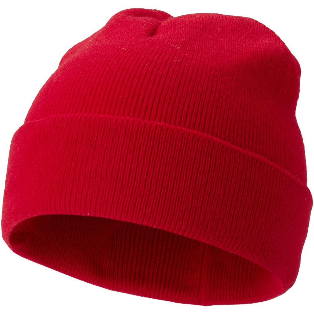 Logo trade advertising products image of: Irwin Beanie, red