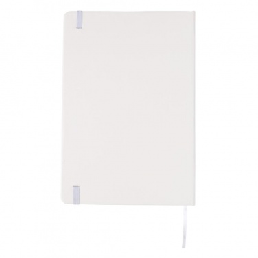 Logotrade promotional gift image of: A5 Notebook & LED bookmark, white