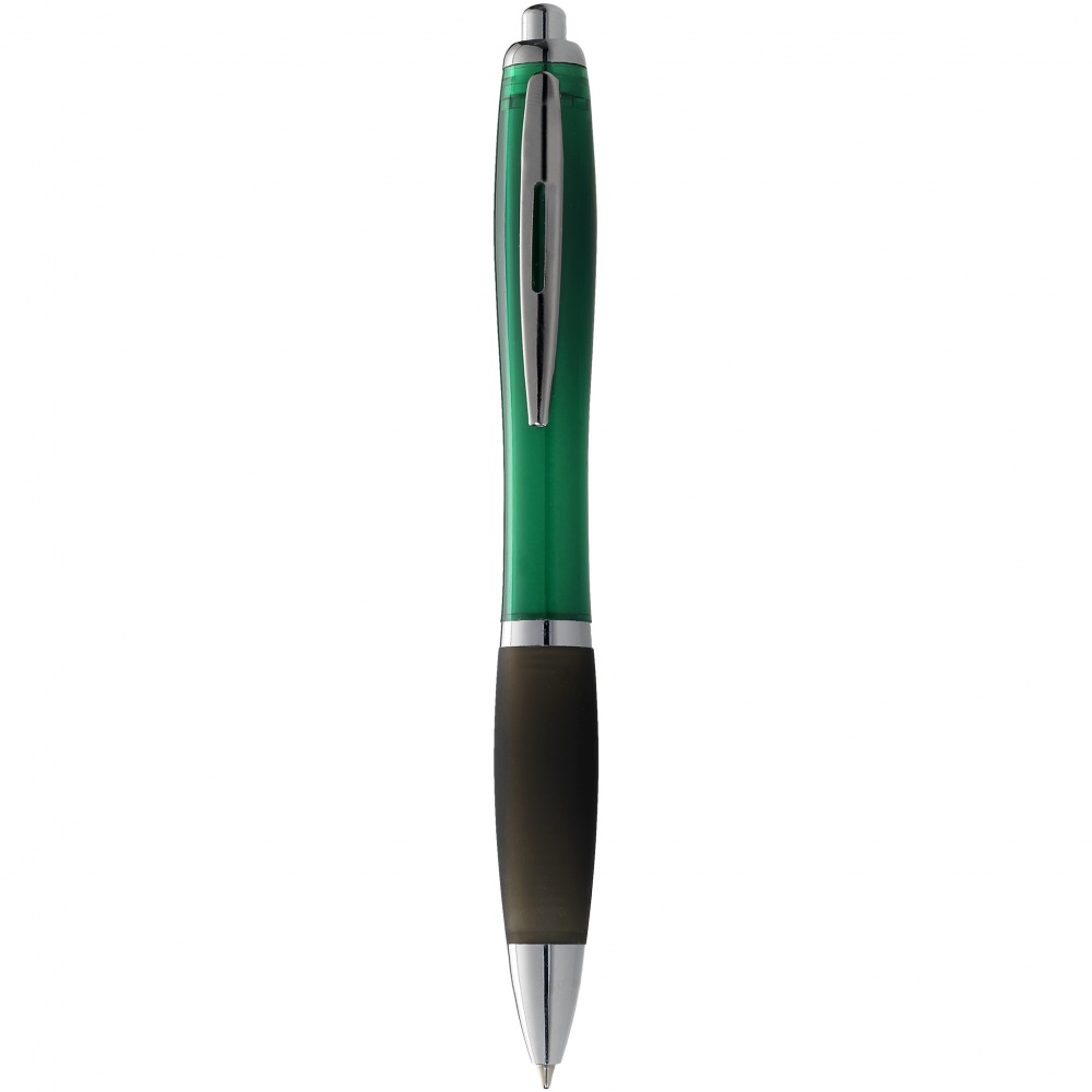 Logo trade promotional products image of: Nash ballpoint pen, green
