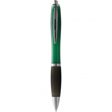 Logo trade advertising products image of: Nash ballpoint pen, green
