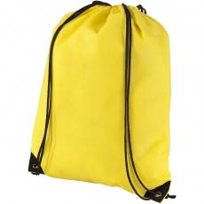 Evergreen non woven premium rucksack eco, light yellow