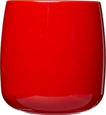 Logo trade promotional merchandise image of: Comfortable plastic coffee mug Classic, red