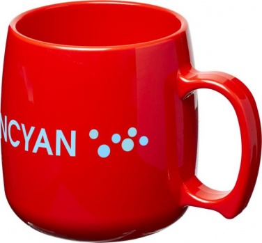 Logo trade advertising products picture of: Comfortable plastic coffee mug Classic, red
