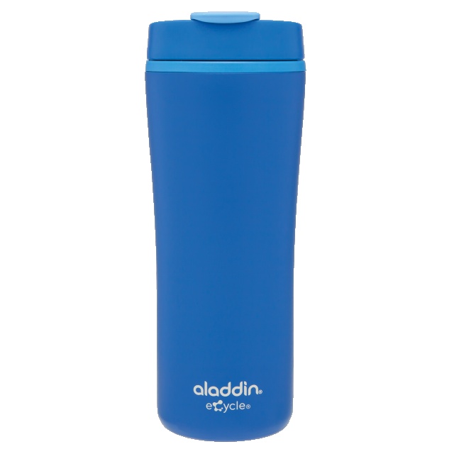 Logotrade promotional product image of: Thermos mug made of recyclable material, blue