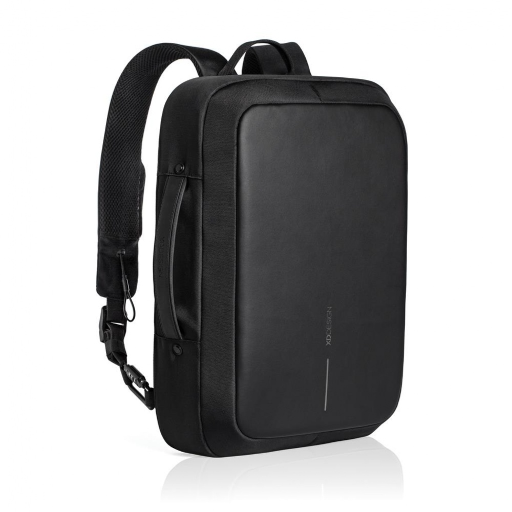 Logo trade promotional items picture of: Bobby Bizz backpack & briefcase, black