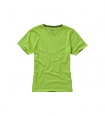 Logotrade promotional item picture of: Nanaimo short sleeve ladies T-shirt, light green