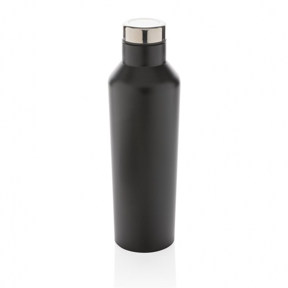 Logotrade promotional merchandise picture of: Modern vacuum stainless steel water bottle, black