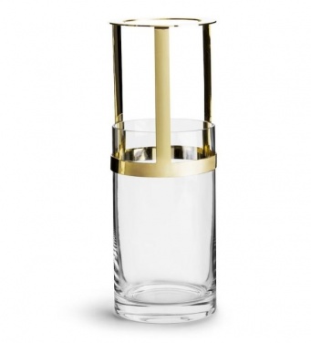 Logo trade promotional product photo of: Hold lantern & vase, gold
