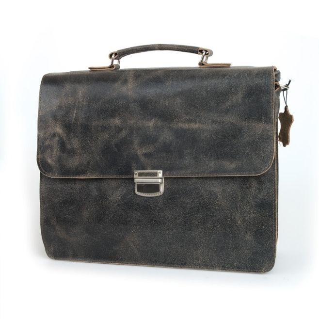 Logo trade promotional products image of: Vintage leather briefcase