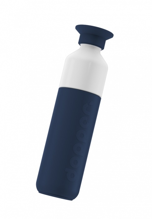 Logotrade promotional giveaways photo of: Dopper water bottle Insulated 350 ml, navy