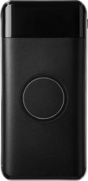 Logo trade corporate gifts picture of: Constant 10000MAH Wireless Power Bank with LED, black