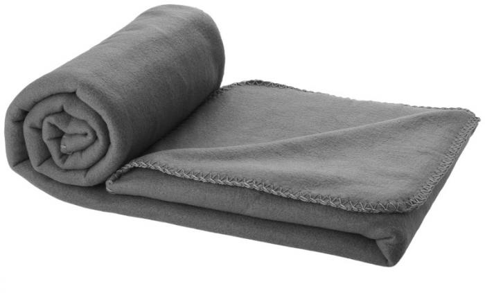 Logotrade advertising product picture of: Huggy blanket and pouch, gray