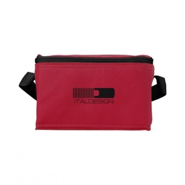 Logo trade promotional gift photo of: Spectrum 6-can cooler bag, red